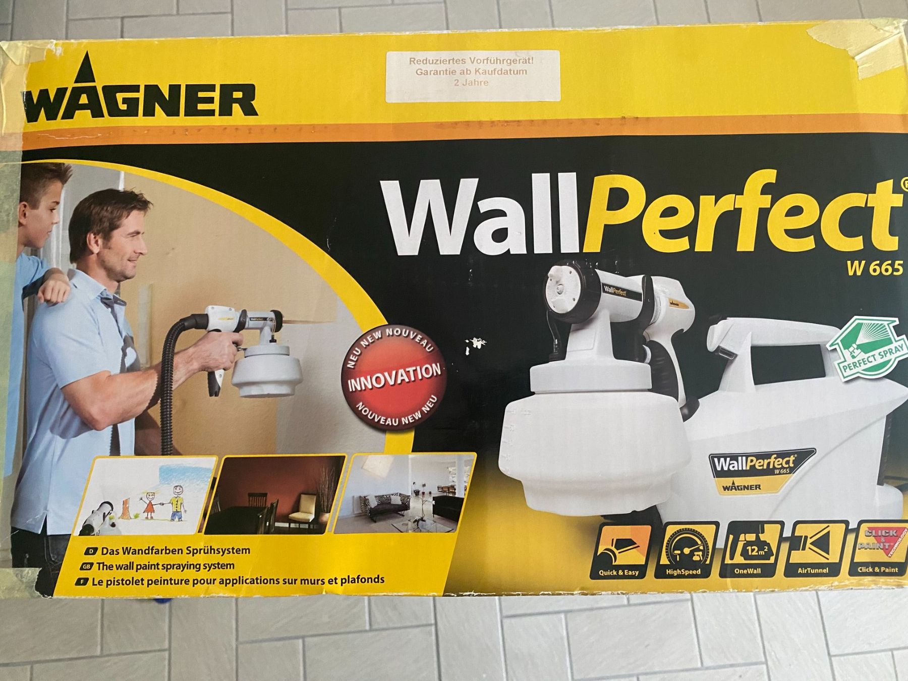 Wagner Tutti gli attrezzi: Wagner WallPerfect W665 In Originalverpackung – Usato da Bussigny venduto da logialp